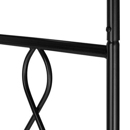 Arche à rosiers en métal noir