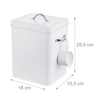 Metall-Aufbewahrungsbox mit Deckel, 6L Fassungsvermögen