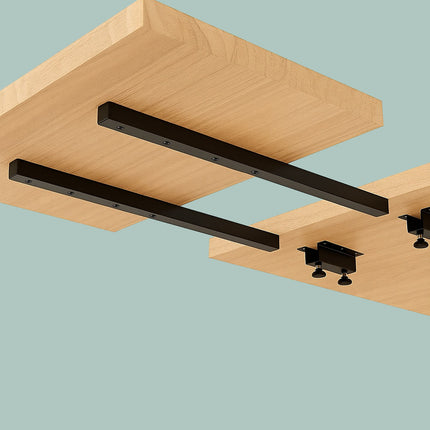 Metalltischverlängerung – 60 cm, pulverbeschichtet, stabil