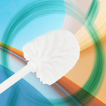 Porte-rouleau de papier toilette en métal avec brosse et rangement
