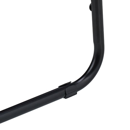 Handtuchleiter aus Metall, 3 Sprossen, Schwarz