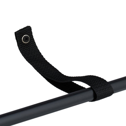 Handtuchleiter aus Metall, 3 Sprossen, Schwarz