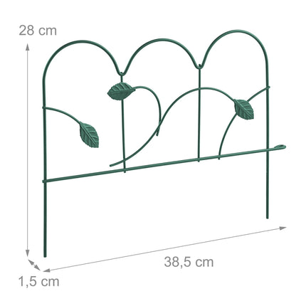Bordures de lit en métal, 4 pièces
