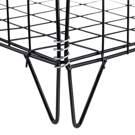 Metallkomposter mit Bodengitter, 2er-Set