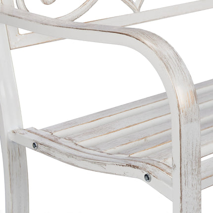 Banc de jardin en métal