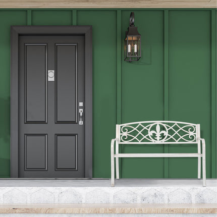 Banc de jardin en métal