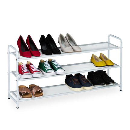 Schuhregal aus Metall für 12 Paar Schuhe