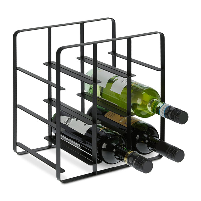 Casier à vin en métal pour 9 bouteilles