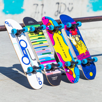 Skateboard Metro 2, planche de 31 pouces, double kicktail