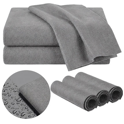 Chiffons de nettoyage de vitres en microfibre, lot de 3, 30 x 40 cm