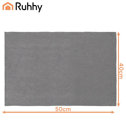 Chiffons de nettoyage de vitres en microfibre, 40 x 50 cm, lot de 3