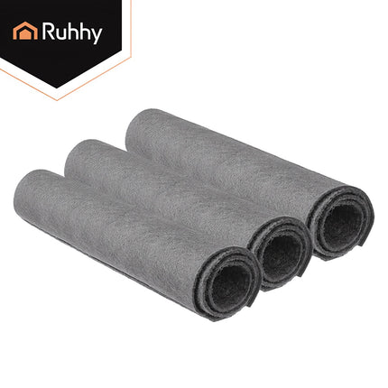 Chiffons de nettoyage de vitres en microfibre, 40 x 50 cm, lot de 3