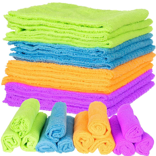 Chiffons en microfibre - lot de 12