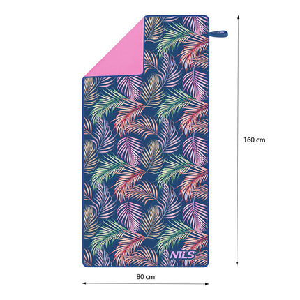 Serviette en microfibre 160x80 cm, séchage rapide, légère