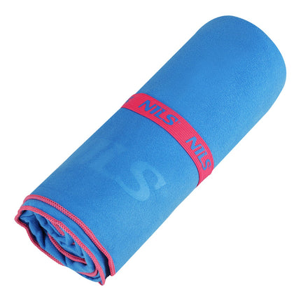 Serviette en microfibre, bleue, 200 x 90 cm