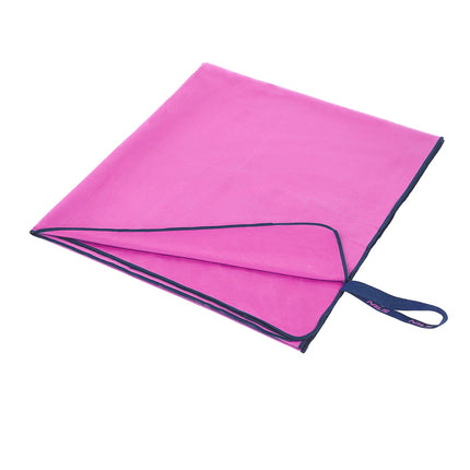 Serviette en microfibre, rose, 200 x 90 cm