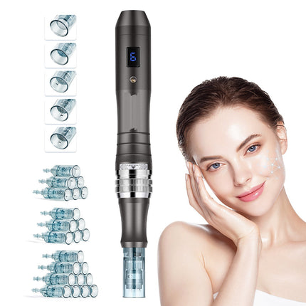 Microneedling Pen Kit, 0-2.5mm, 6-Speed, 22 Cartridges