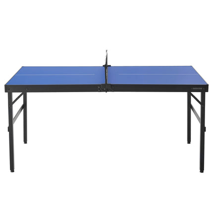Mid-Size Ping Pong Table 60x26, Foldable Set with Net