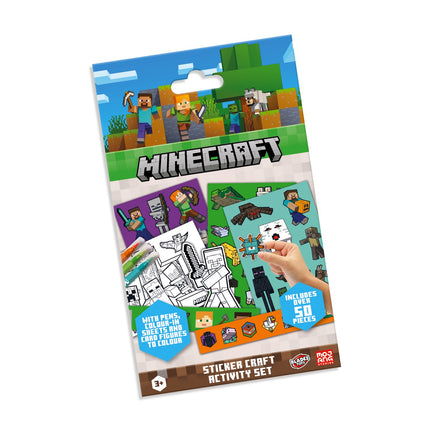 Ensemble d'activités d'autocollants Minecraft