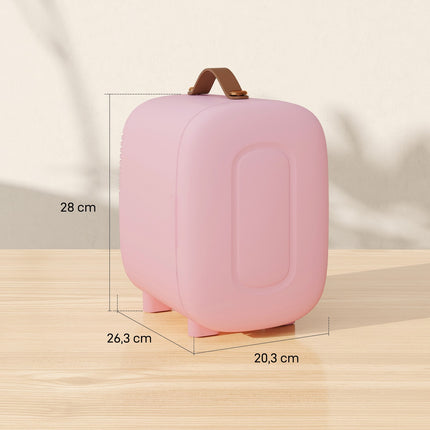 Mini-Schönheitskühlschrank – 4 l, Rosa, Aufbewahrung für Hautpflege & Make-up