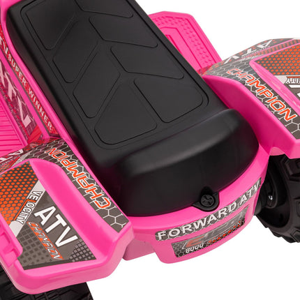 Elektro Mini Quad ATV für Kinder, LED-Lichter, Pink