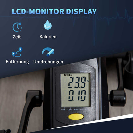Mini-Heimtrainer mit 5 Widerstandsstufen, LCD-Display