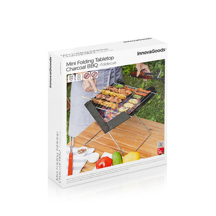 Mini-Klappgrill für Holzkohle Foldecue InnovaGoods