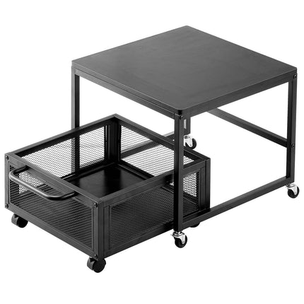 Mini Fridge Stand With Storage Cart, Wheels, 198 lb