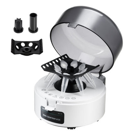 Mini Laboratory Centrifuge, 7000 RPM 2-in-1 Rotor