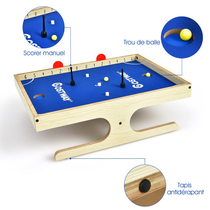 Mini-Tischkicker, magnetisch, 2 Spieler, 45 cm