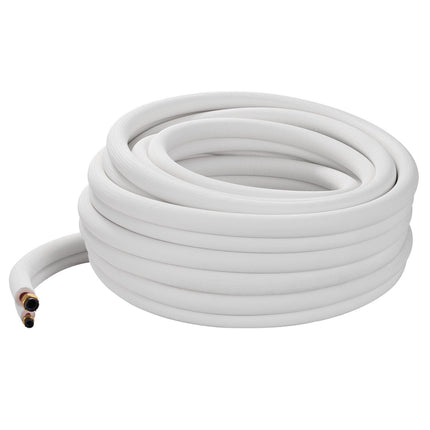 Mini Split Line Set 50 ft, 1/4 x 3/8 Insulated Copper