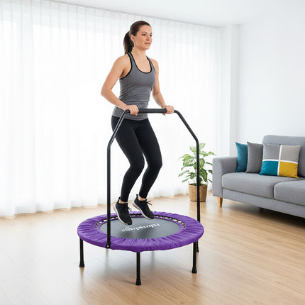Mini trampoline avec barre de sécurité, diamètre 102 cm