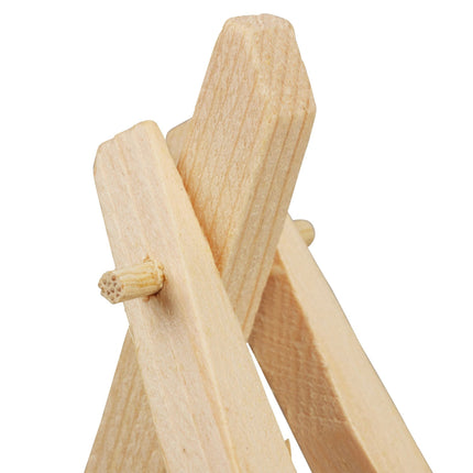 Mini chevalets en bois, lot de 10