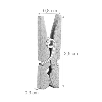 Lot de 400 mini pinces en bois