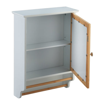 Armoire à glace avec porte-serviettes