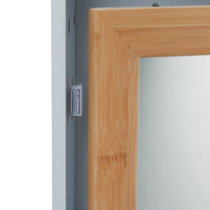 Armoire à glace avec porte-serviettes