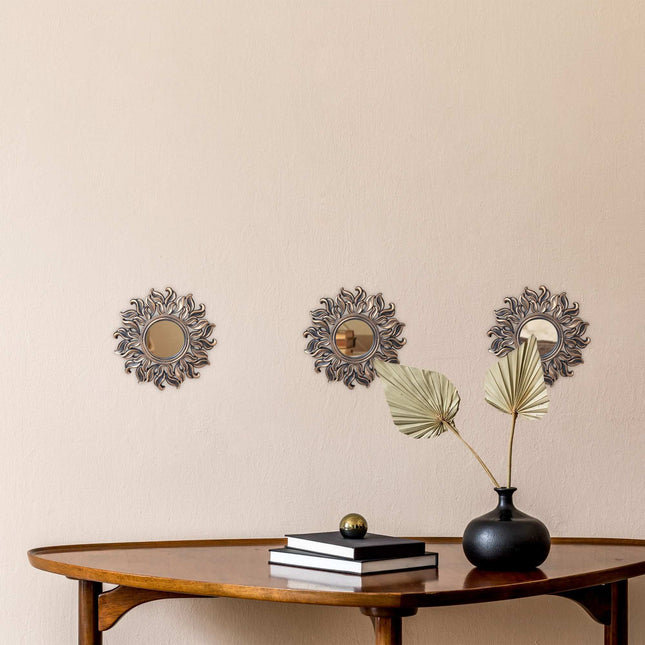 Ensemble de 3 miroirs soleil