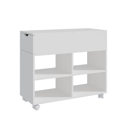 Classeur mobile à roulettes, rangement de bureau compact
