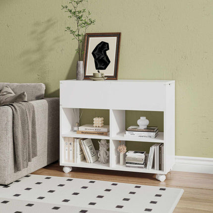 Classeur mobile à roulettes, rangement de bureau compact
