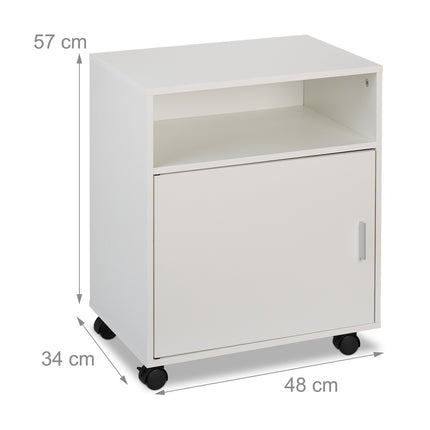 Chariot de bureau mobile à 3 compartiments