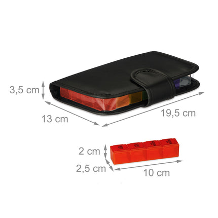 Mobile Box für Tablets 7 Tage 4 Fächer