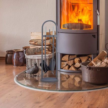 Moderner Kamin in 5 Teilen