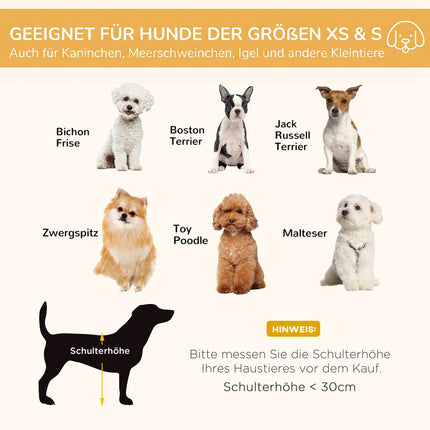 Parc modulaire en acier pour chiots avec porte verrouillable, Ø156x60 cm