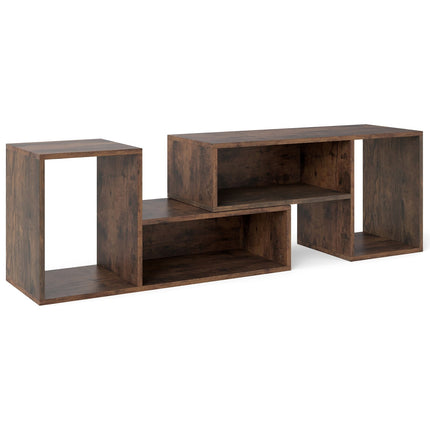 Modulares TV-Möbel mit L-förmigen Regalen für 60-Zoll-Fernseher