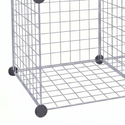 Ensemble d'étagères modulaires en fil métallique - Métal, à enclenchement par clic