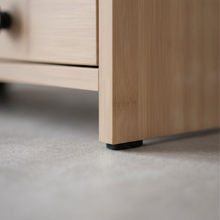 Monitorständer mit 3 Schubladen, Holzoptik, MDF