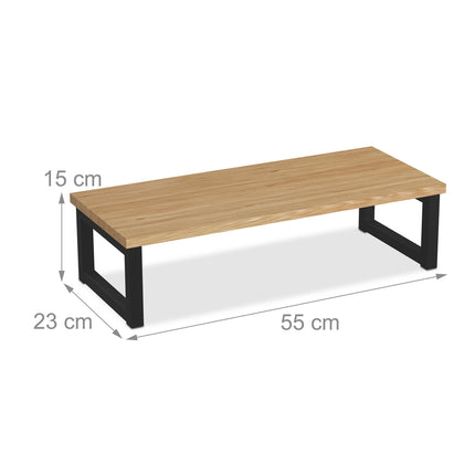 Support d'écran avec rangement - Design industriel