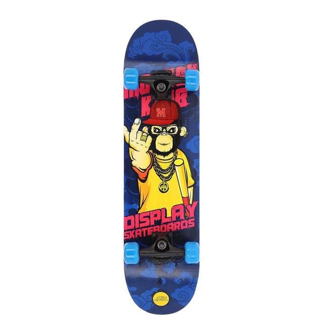 Monkey Skateboard, 31" Ahorn-Deck, Double Kick