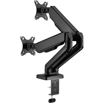 Monoarm doppelt mit Feder 17"-32" Schwarz