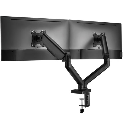 Monoarm doppelt mit Feder 17"-32" Schwarz
